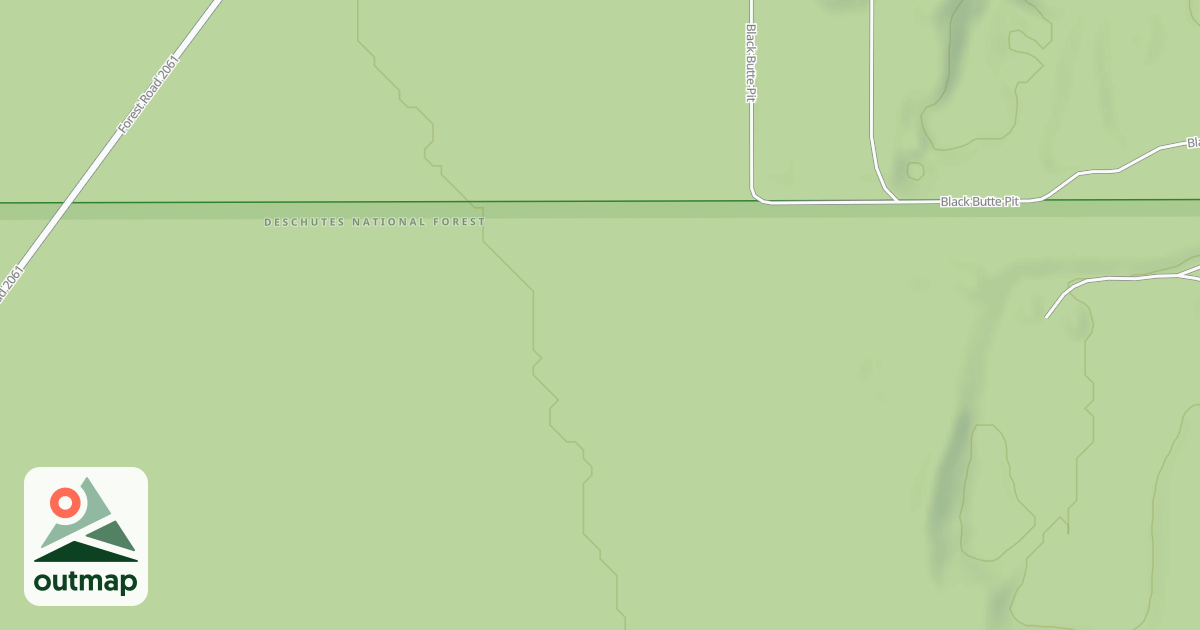 Map of BLACK BUTTE PIT ACCESS