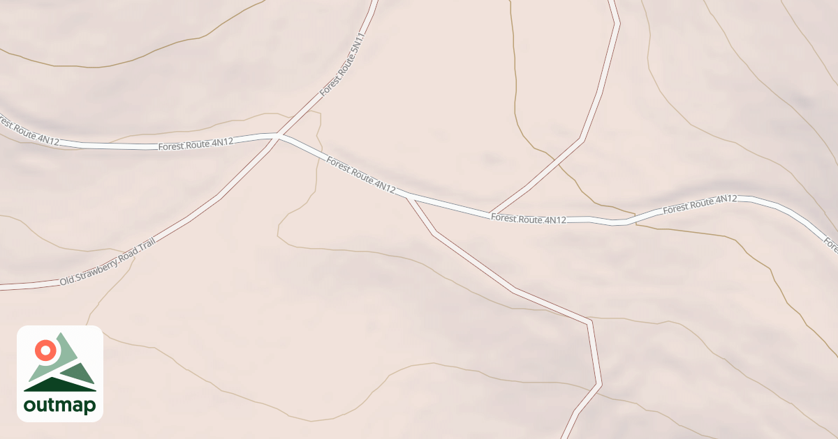 Map of USFS Motor Vehicle Use Map Trails 244107010602