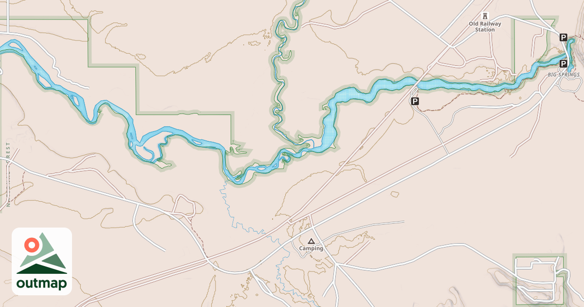 Map of BIG SPRINGS LOOP