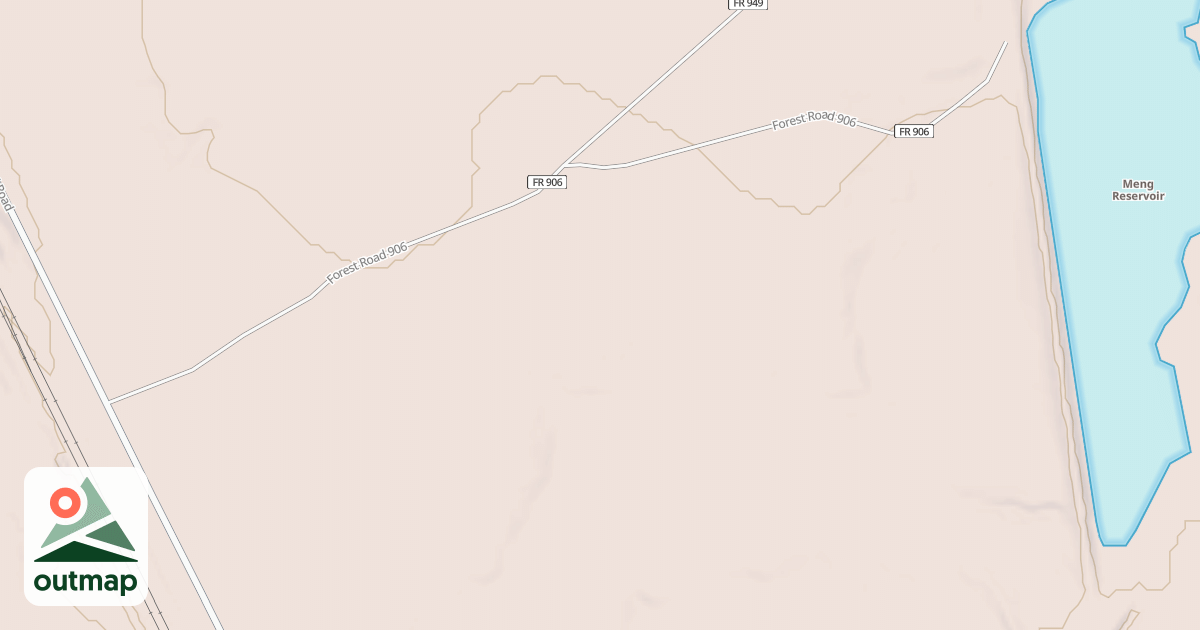 Map of MENG RESERVOIR