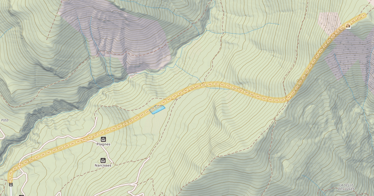 Map preview of Le Signal de la Grave — Chazelet