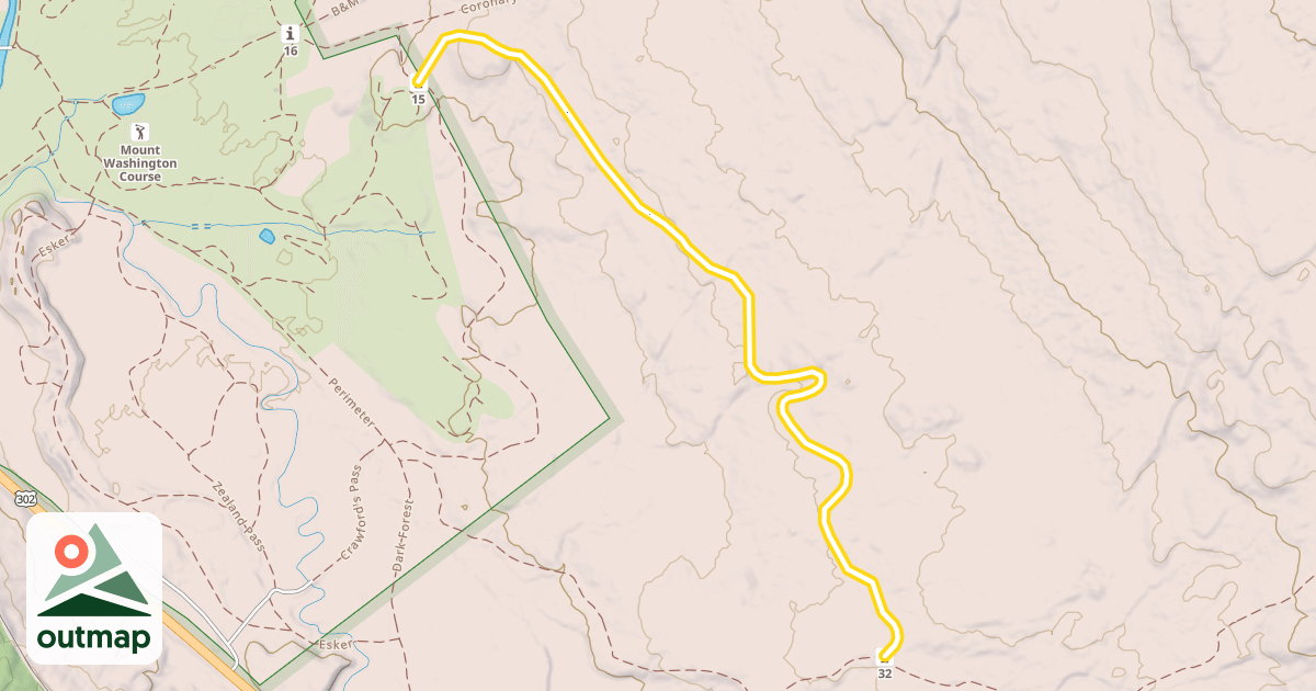 Map of Stumpwalk
