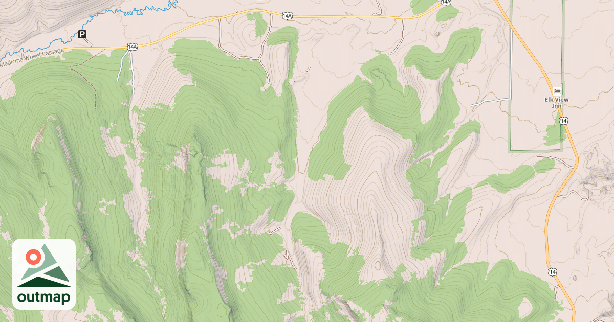 Map of BIG WILLOW CREEK