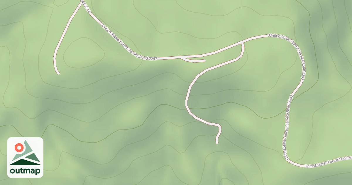 Map of USFS Motor Vehicle Use Map Roads {E3C589E6-E408-466A-88A6-66FFD5AA3D95}