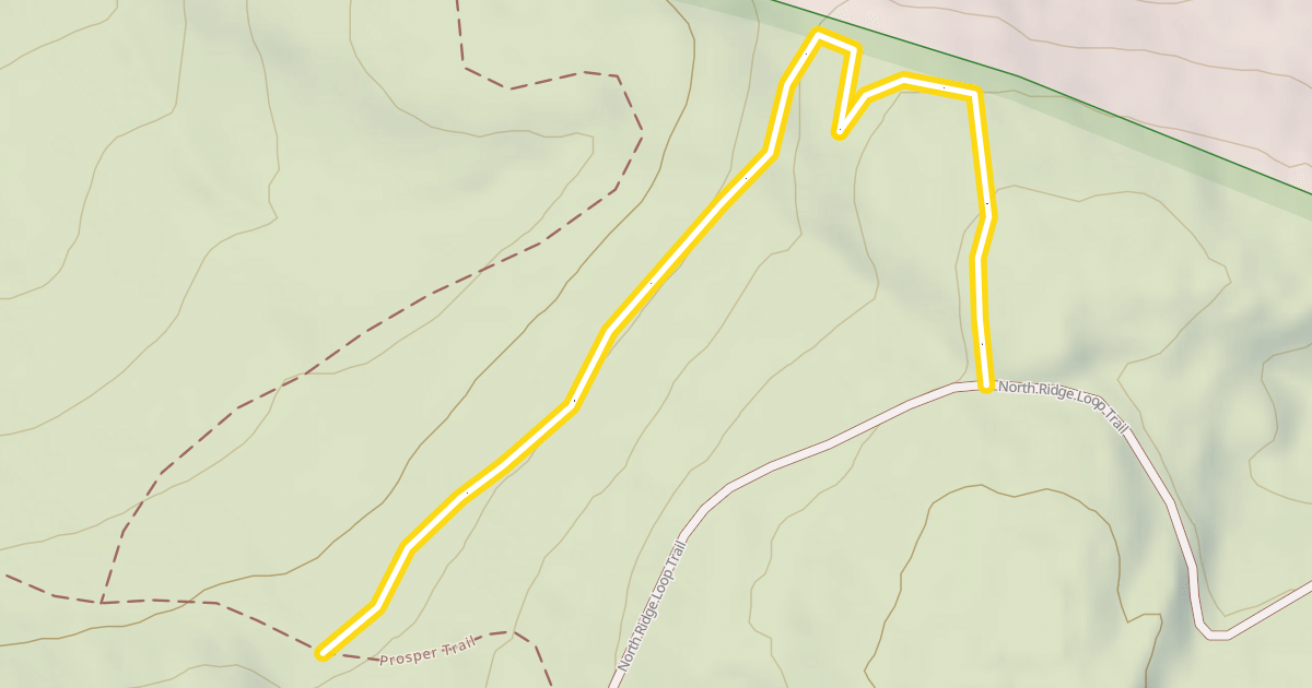 Map preview of Middle Pass Trail