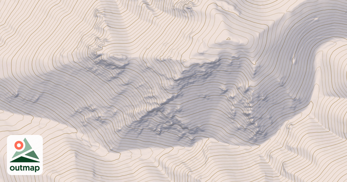 Map of Foss Mountain Trail