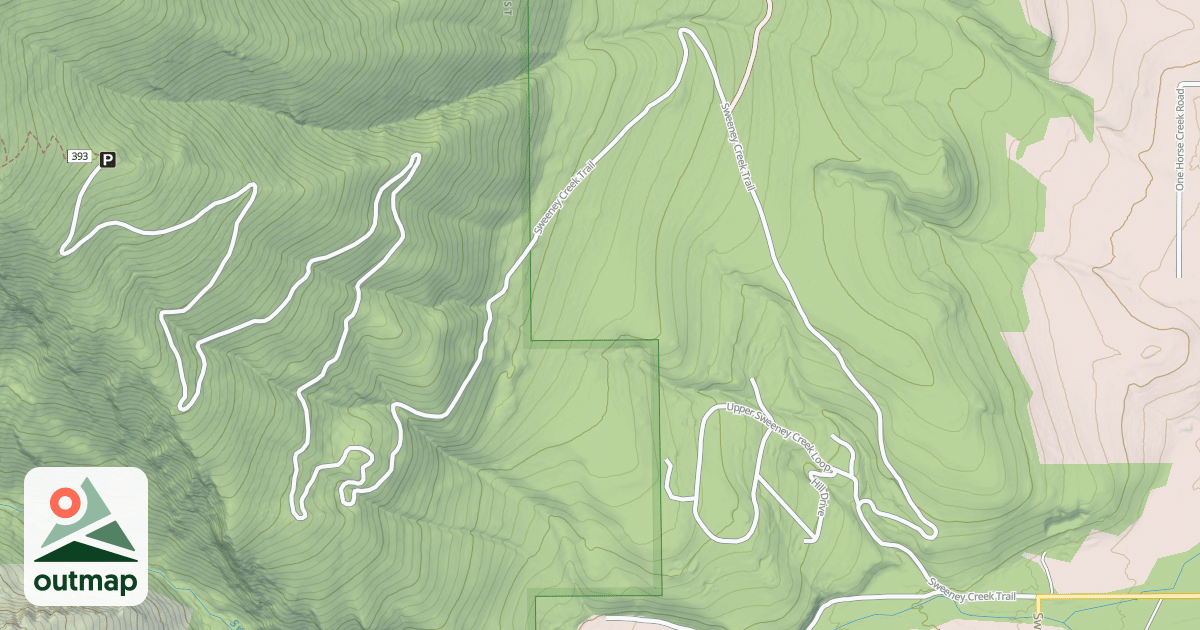 Map of (FDR) SWEENEY CREEK