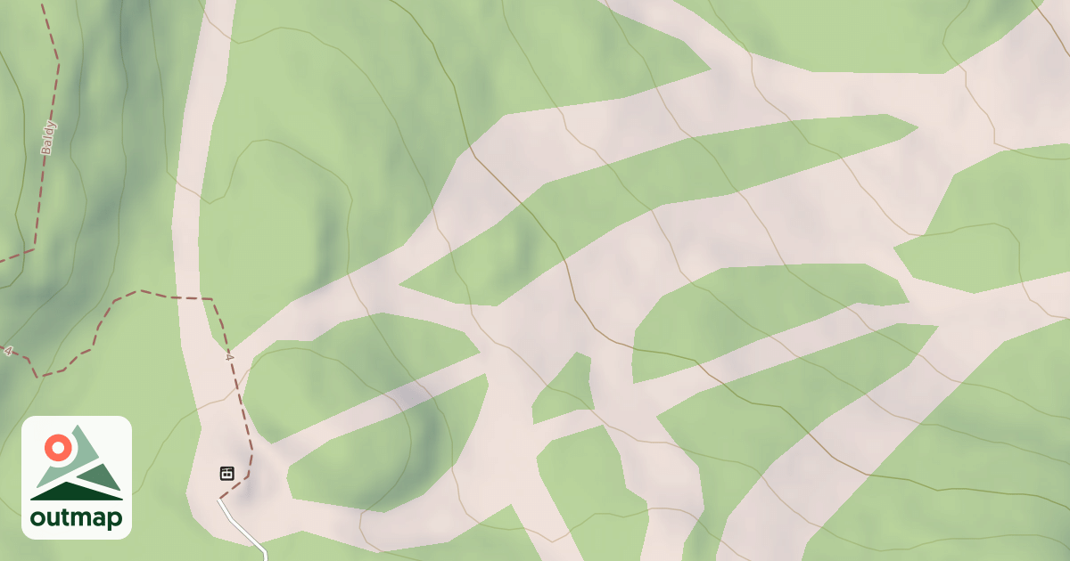 Map of SNOPRK les Sommets haut