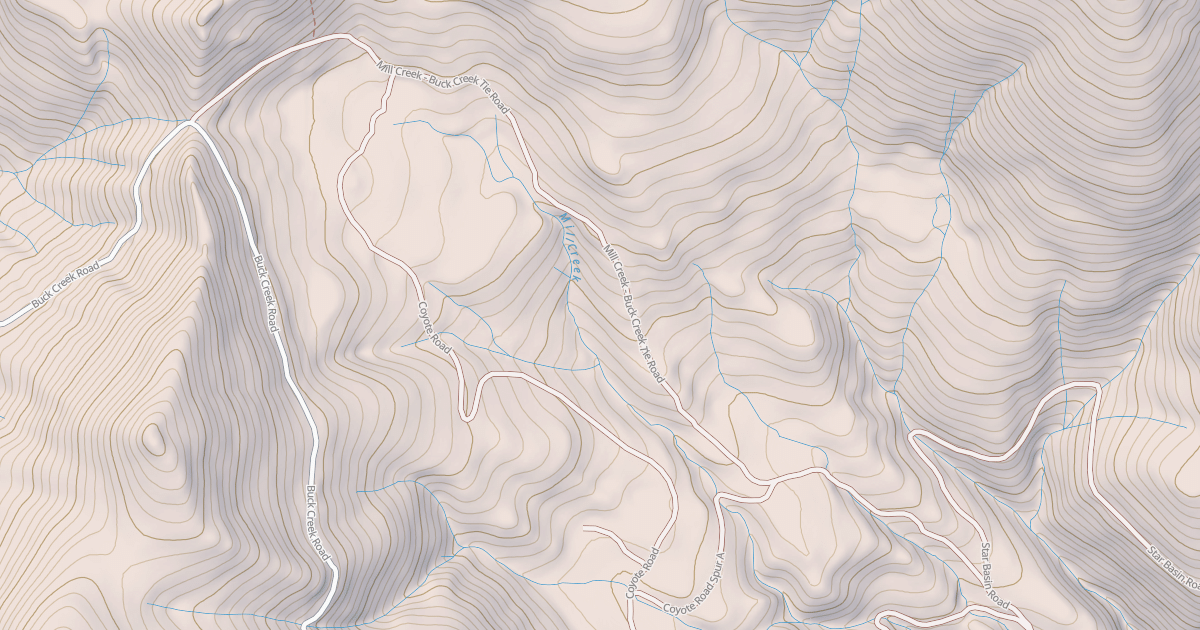 Map preview of MILL CRK - BUCK CRK TIE