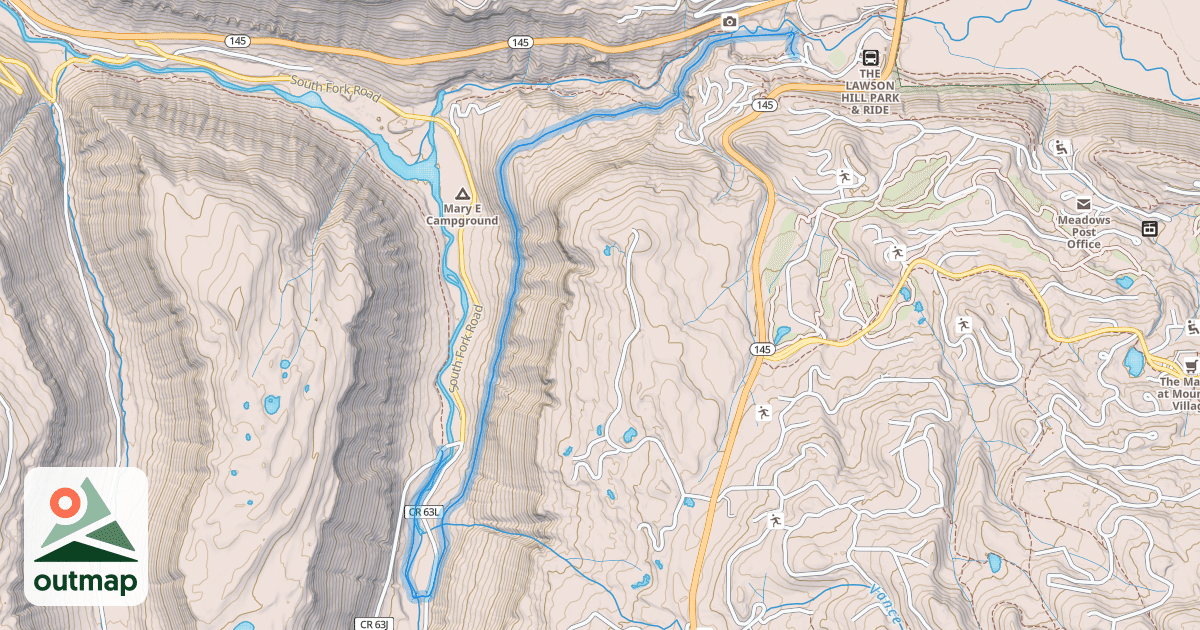 Map of Galloping Goose