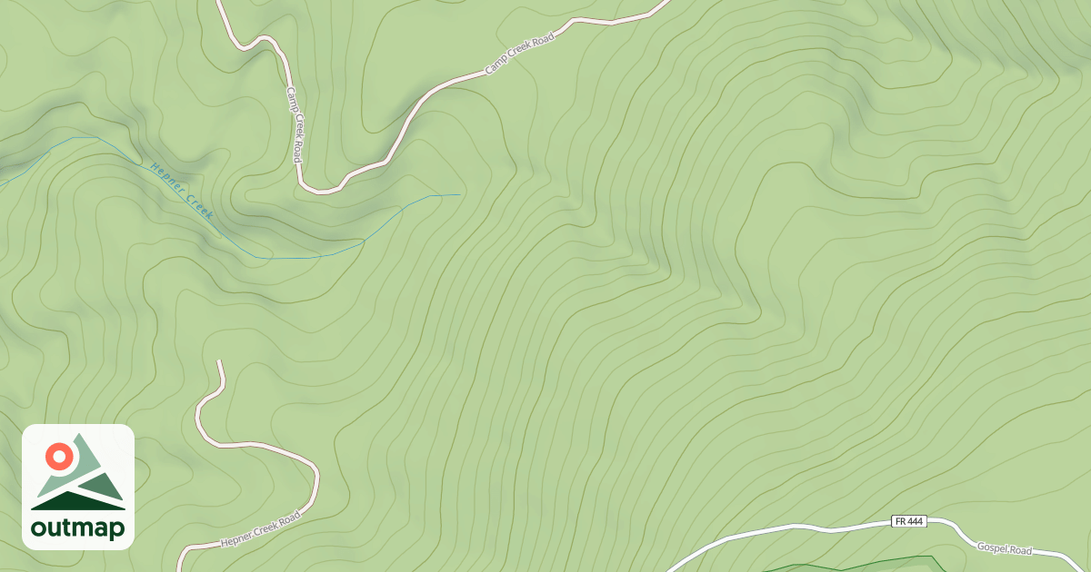 Map of CAMP CREEK SOUTH