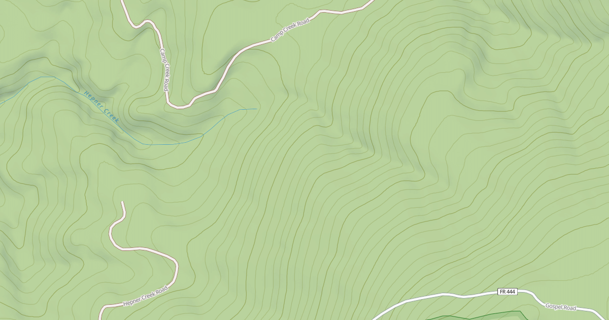 Map preview of CAMP CREEK SOUTH