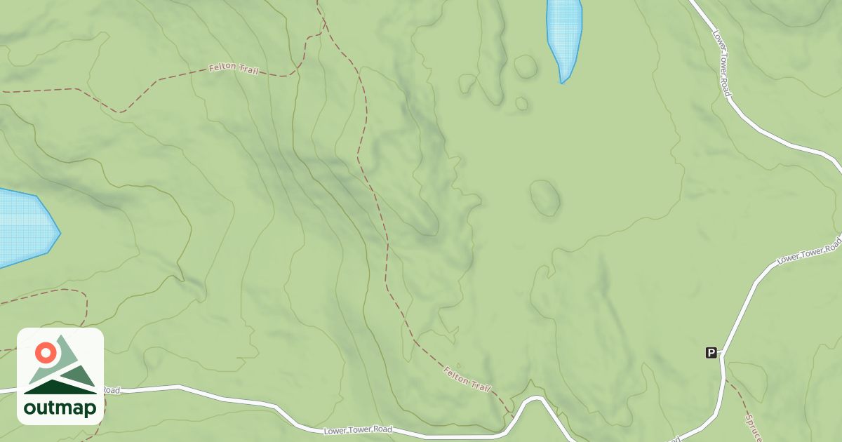 Map of Felton Trail