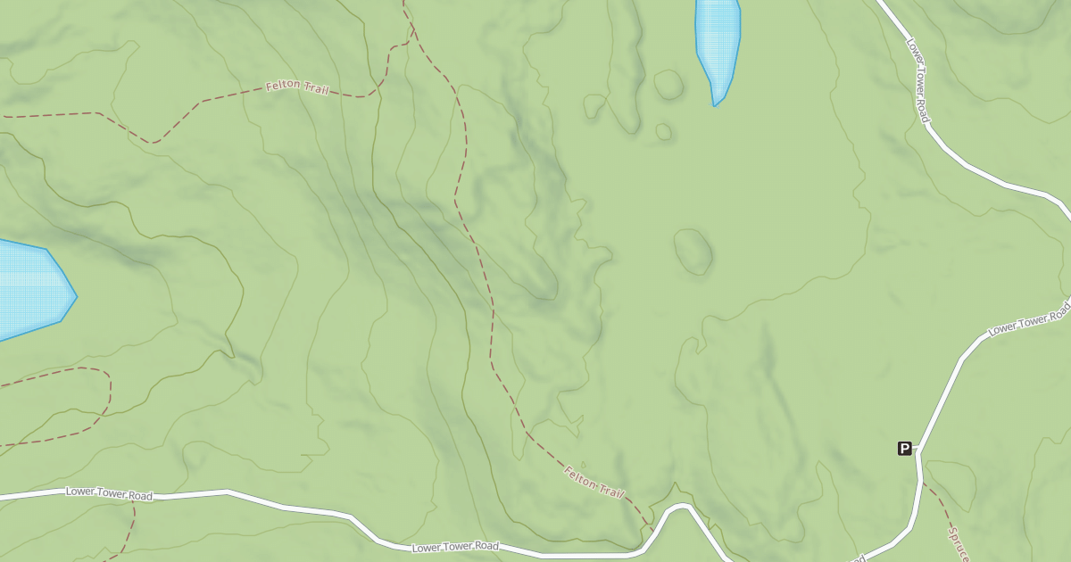 Map preview of Felton Trail
