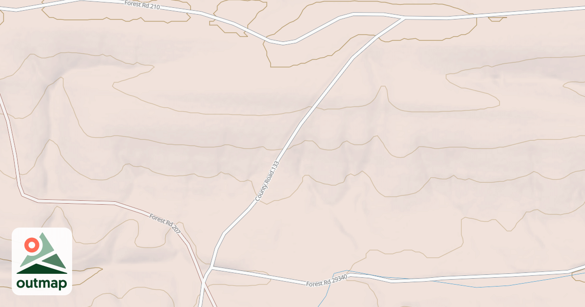 Map of CEDAR MTN