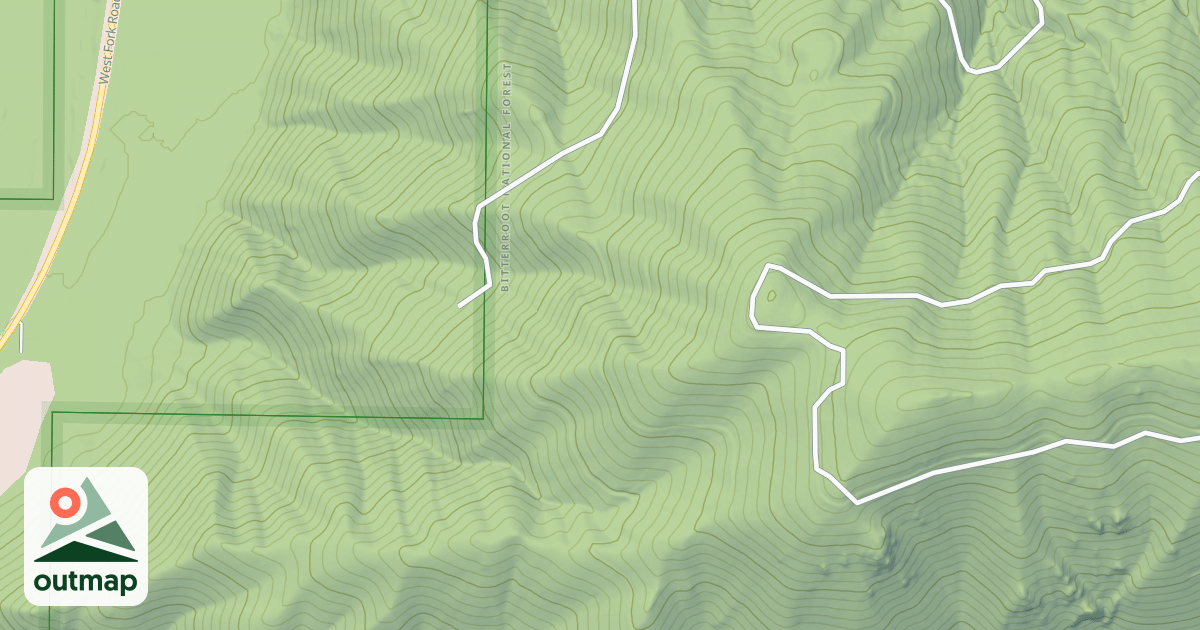 Map of (FDR) BUCK CREEK-ROMBO CREEK