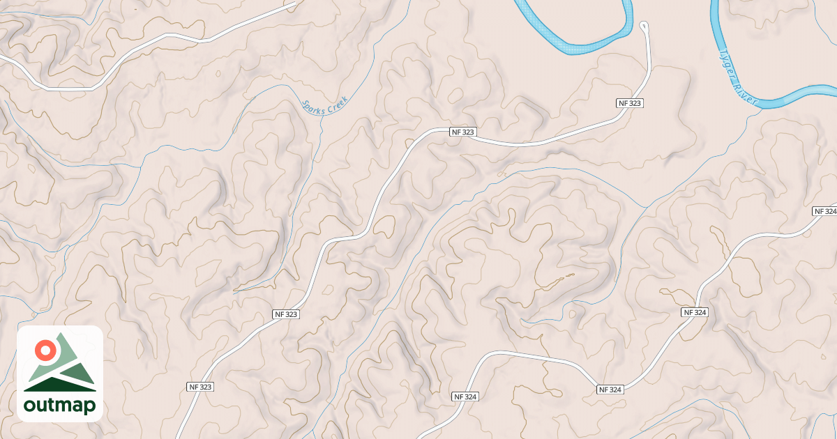 Map of MINTER BRIDGE