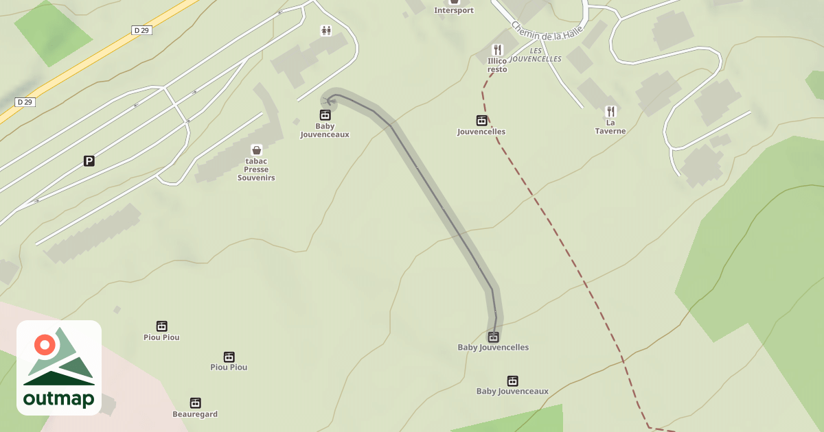 Map of Baby Jouvencelles