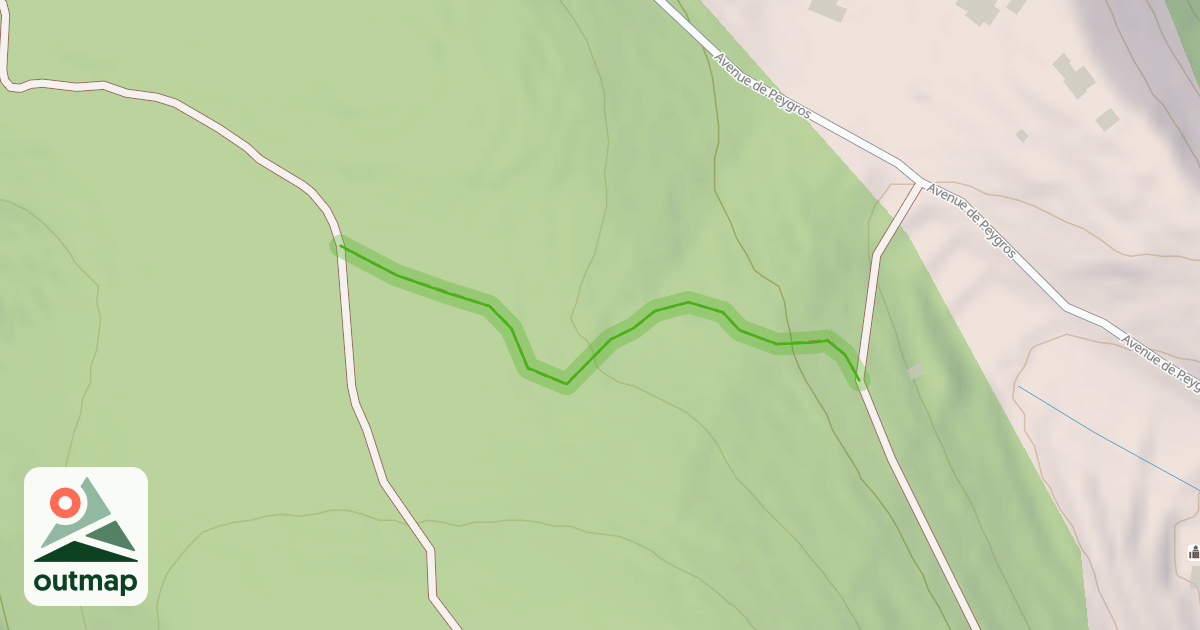 Map of Descente Jaune