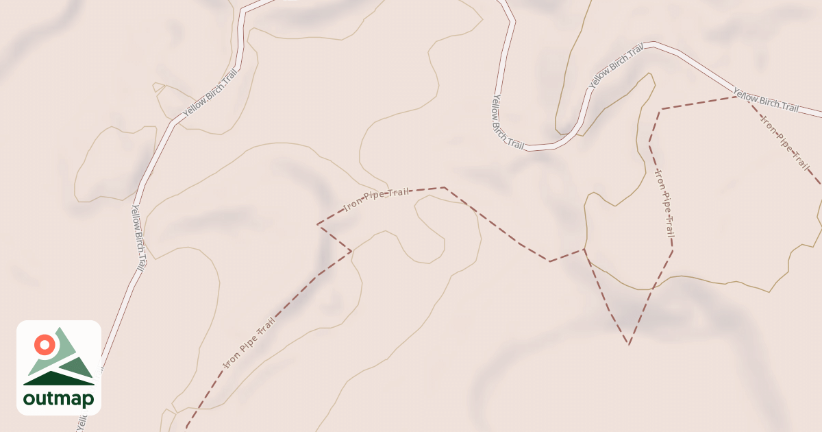 Map of Straight Arrows Trail