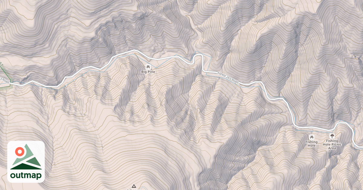 Map of GALLINAS ROAD
