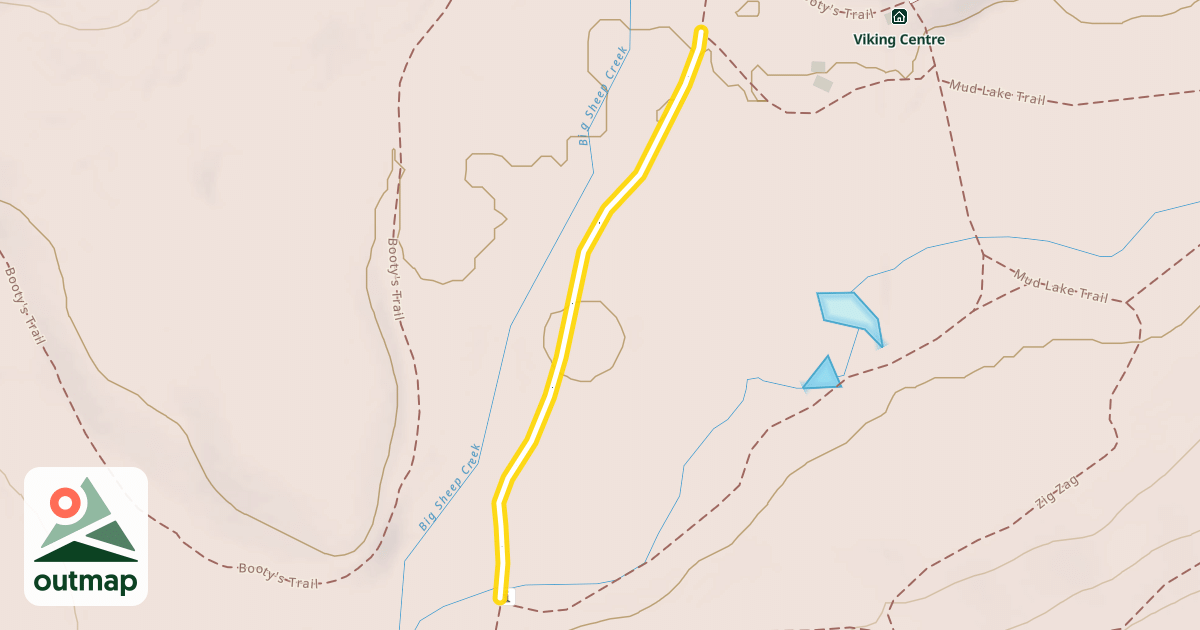 Map of Ben Shaw Trail