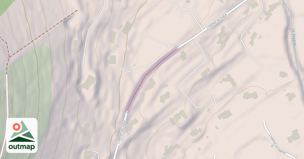 Map of Chemin du Haut