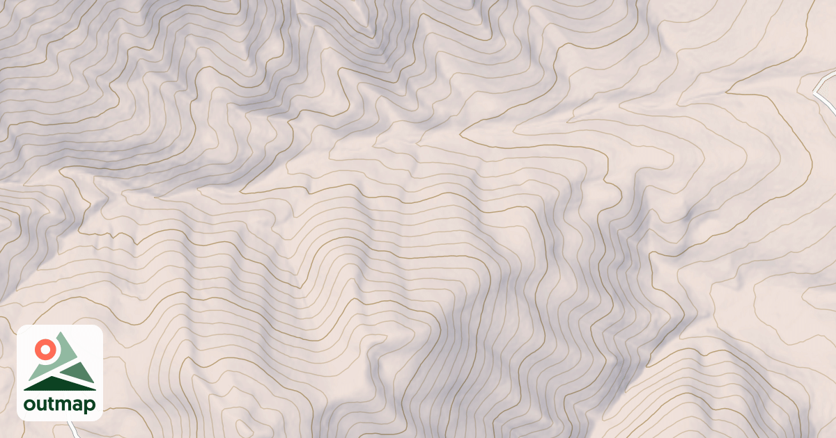 Map of OLD CANYON-STATION CANYON CON