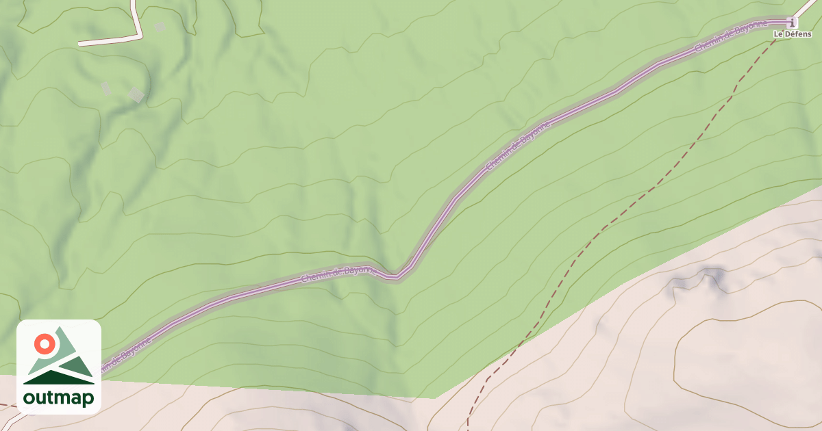 Map of Chemin de Bayonne
