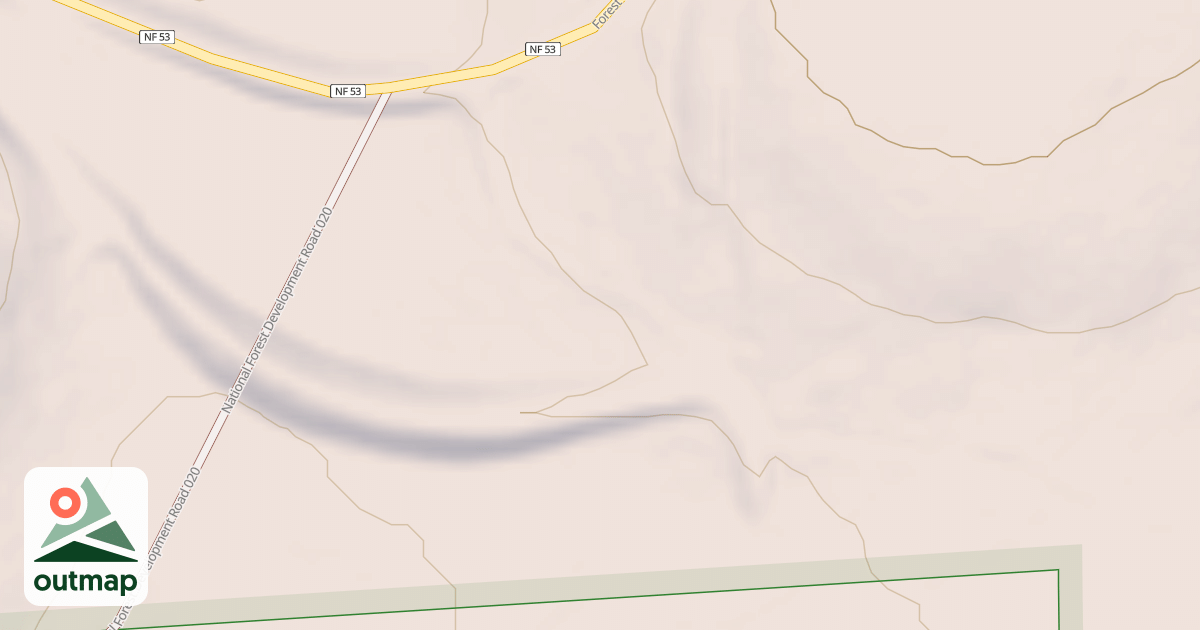 Map of USFS National Forest System Roads {EBBB89E6-A63E-48CB-9AE7-CC50EFA537E0}
