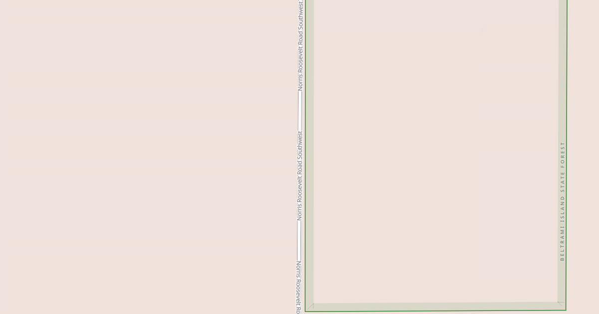Map preview of Warroad/Roseau Trails