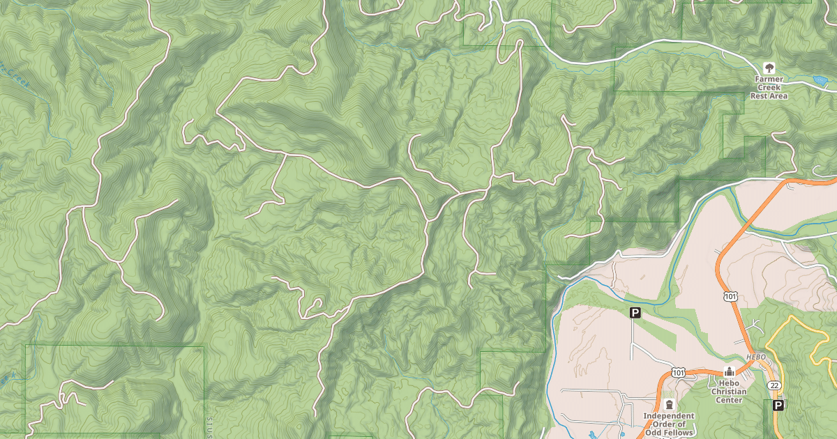 Map preview of ROUNDTOP