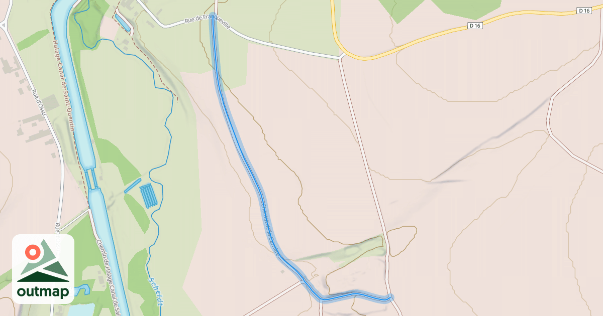 Map of Chemin de la Carrière