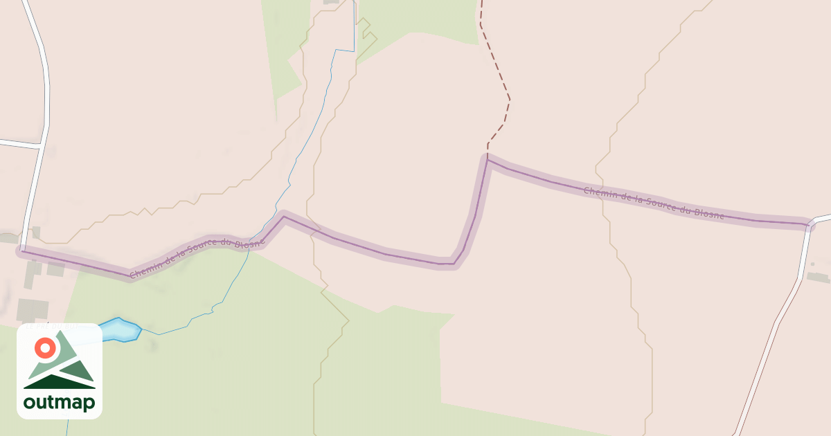 Map of Chemin de la Source du Blosne