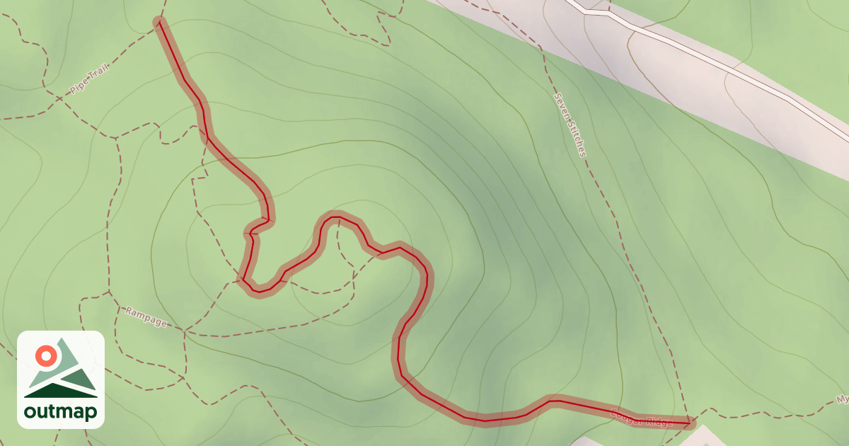 Map of Cougar Ridge
