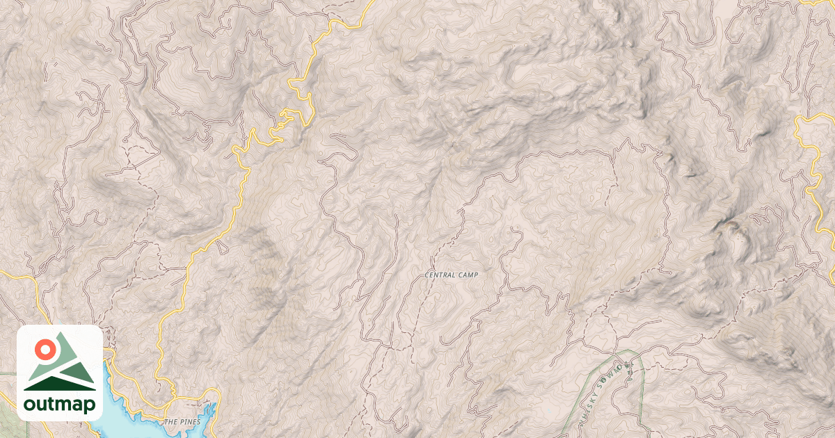 Map of CENTRAL CAMP