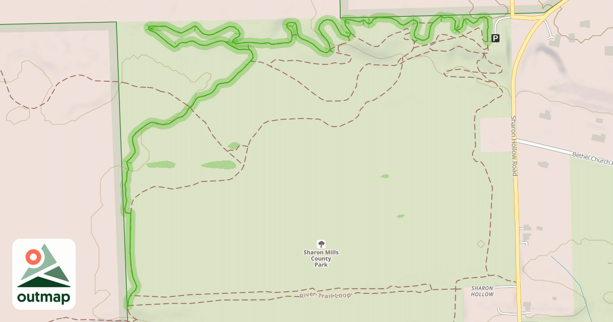 Map of Hill Trail