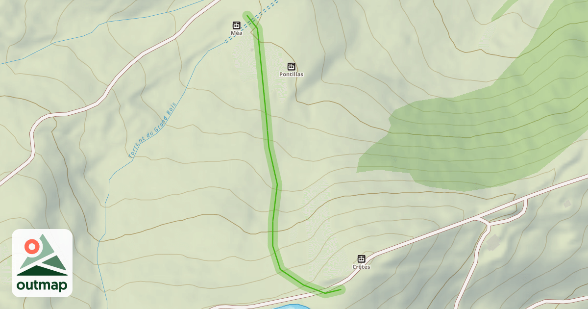 Map of Cabane