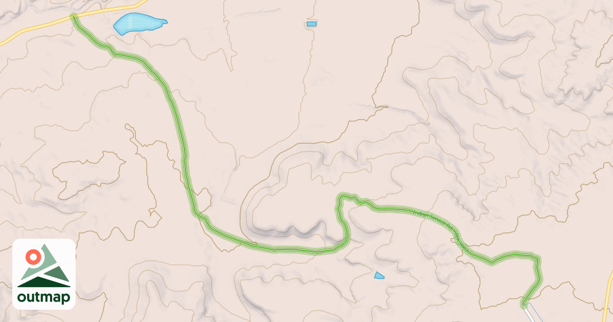 Map of Indian Service Rd. - BIA 5003