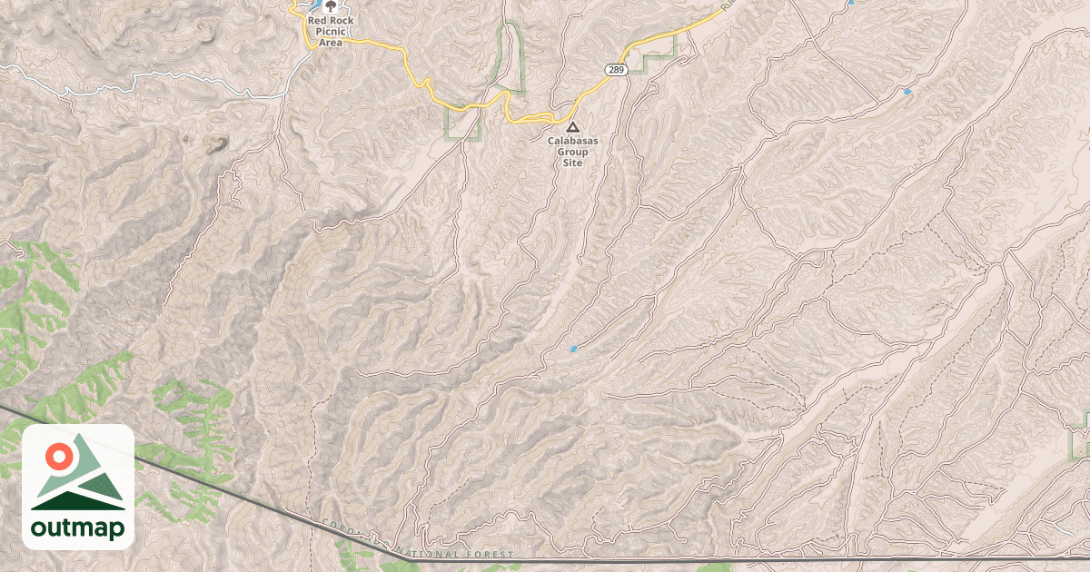 Map of CALABASAS RIDGE