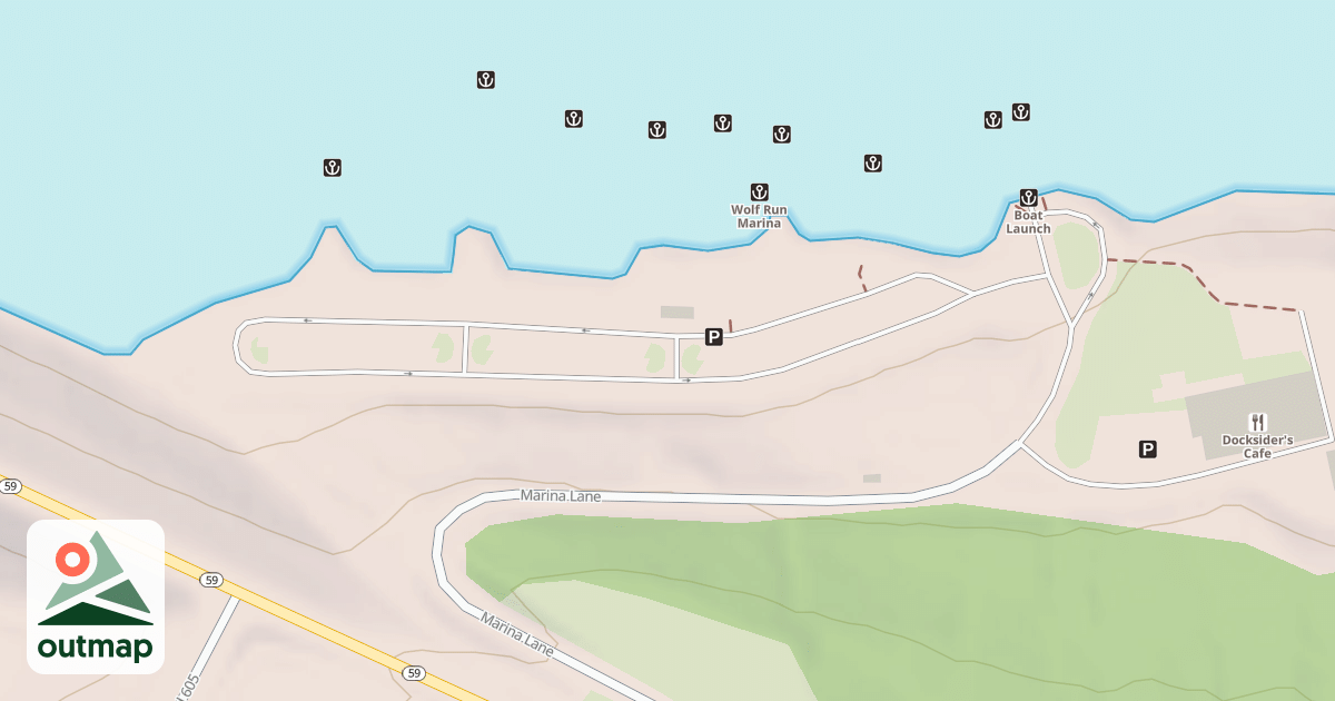 Map of WOLF RUN RECREATION - D