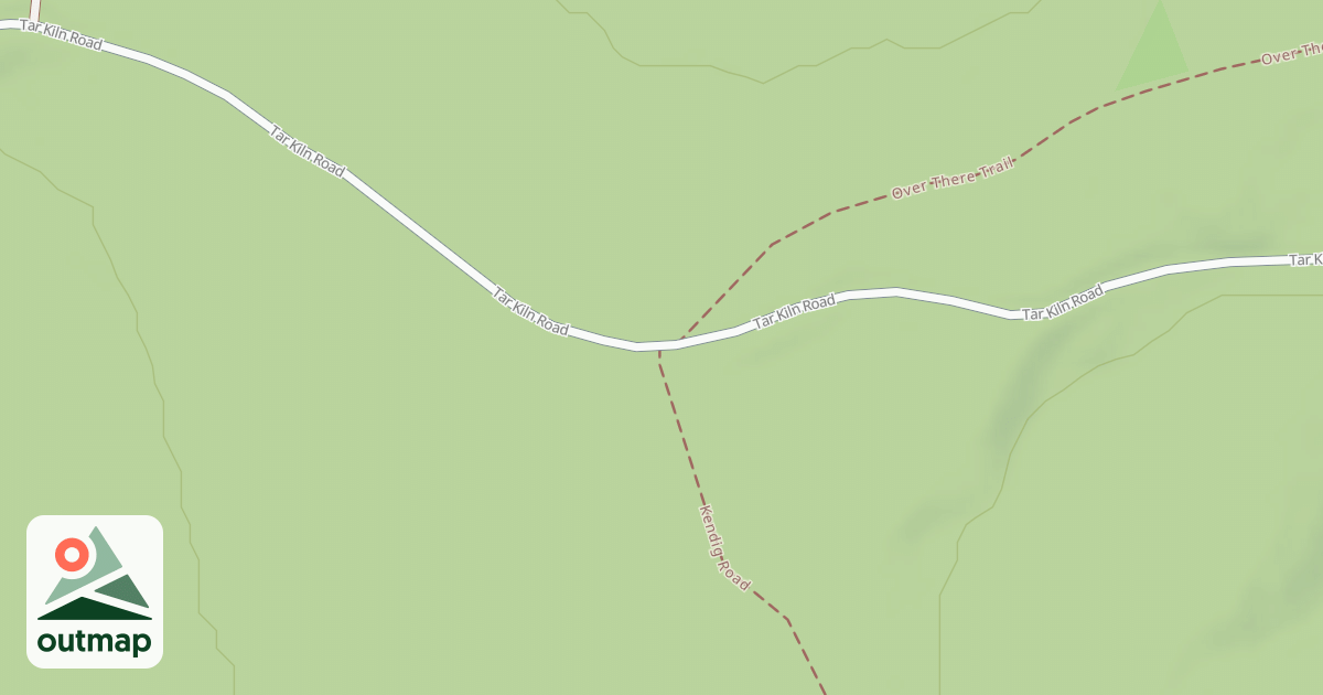 Map of Rothrock State Forest Trough Creek Snowmobile Trails
