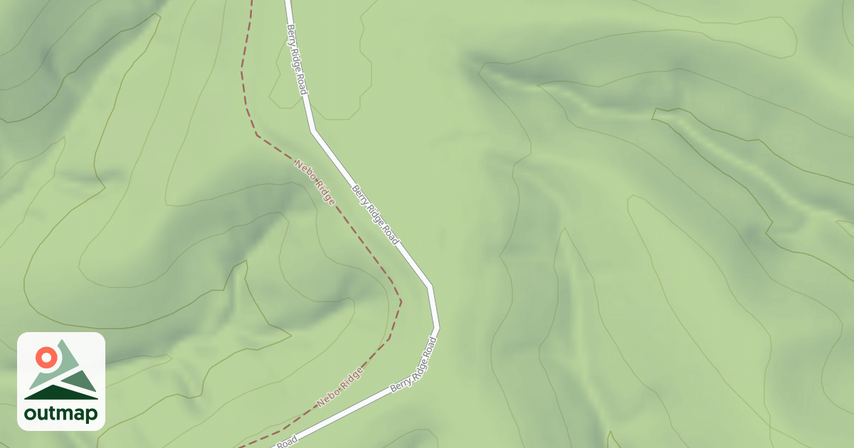 Map of BERRY RIDGE AREA