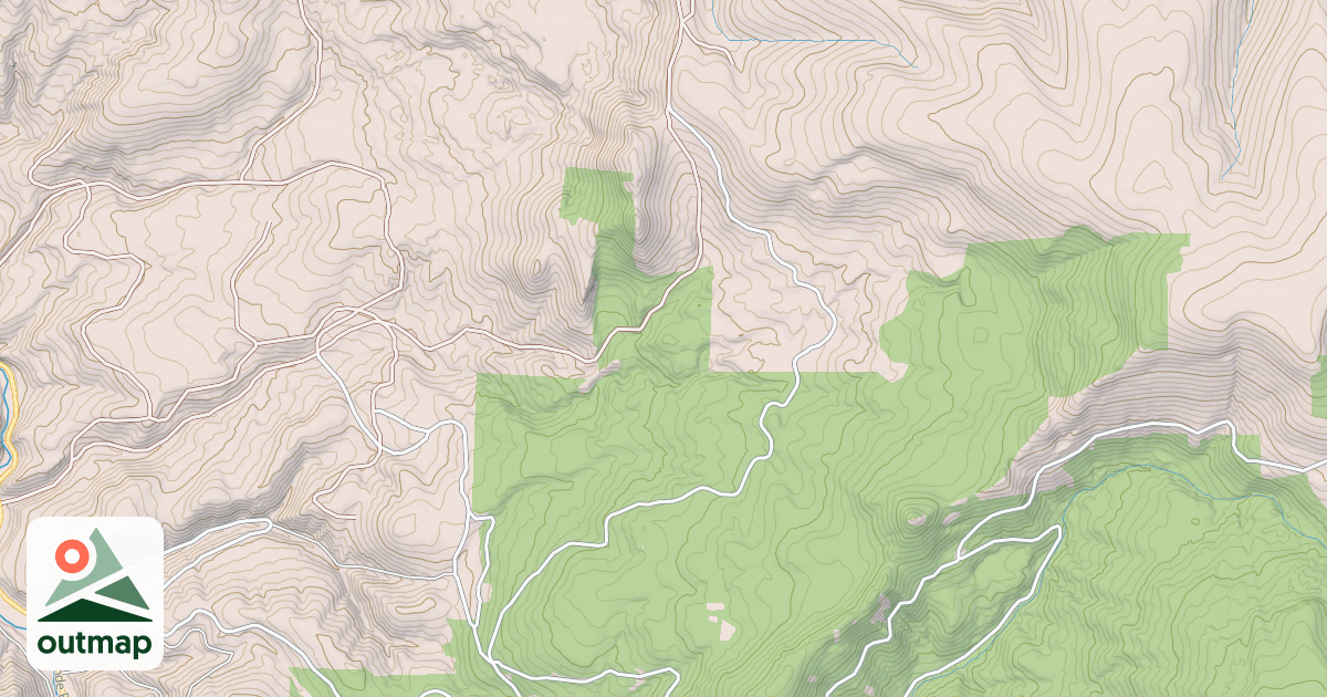 Map of USFS National Forest System Roads {57B983C9-FE35-42BF-B0D4-96C1146A78B1}