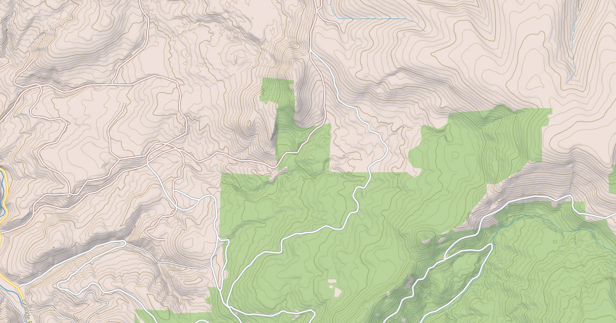 Map preview of USFS National Forest System Roads {57B983C9-FE35-42BF-B0D4-96C1146A78B1}