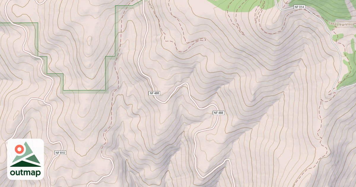 Map of BALD KNOB