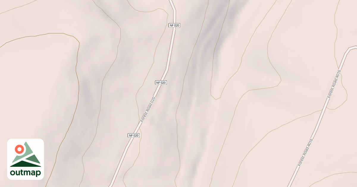 Map of USFS Motor Vehicle Use Map Trails 18204