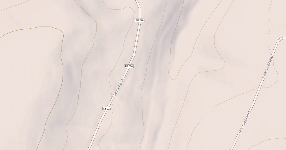 Map preview of USFS Motor Vehicle Use Map Trails 18204