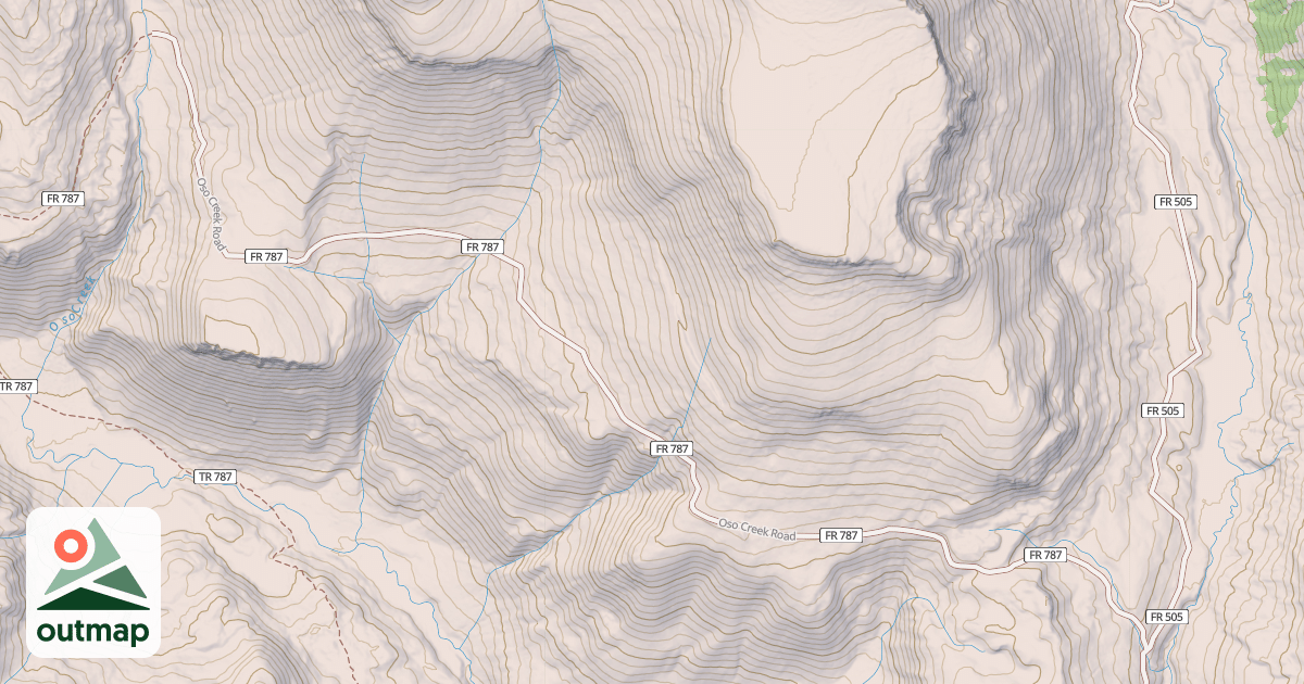 Map of OSO CR