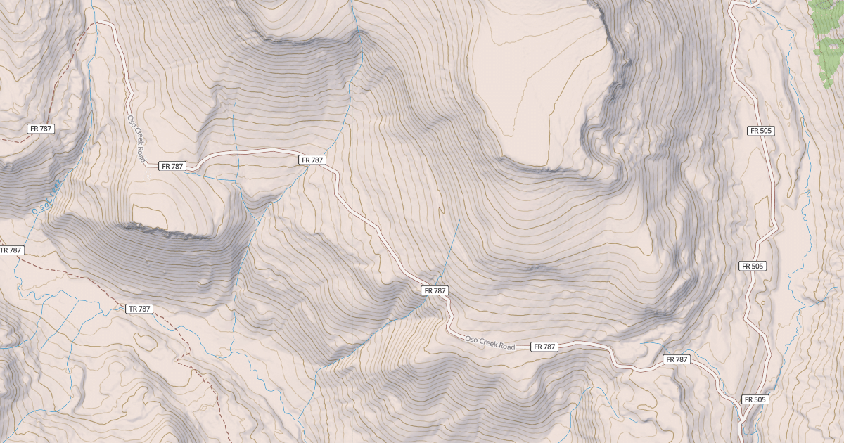 Map preview of OSO CR